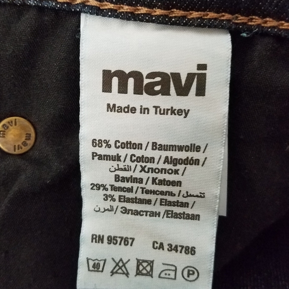Mavi Jeans Men's -Zach Straight Dark W34 - Picture 6 of 8